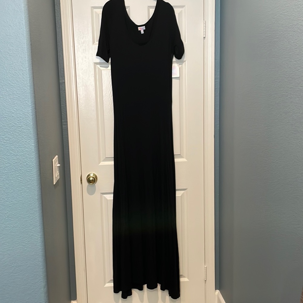 NWT LuLaRoe Ana Dress - Solid Black